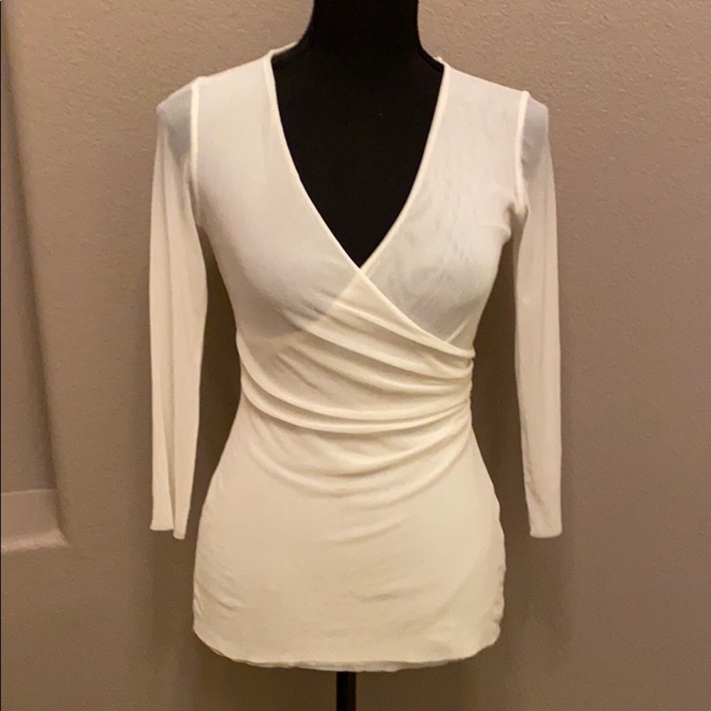 3/$10 NWOT NY&C Sheer Long Sleeved Top